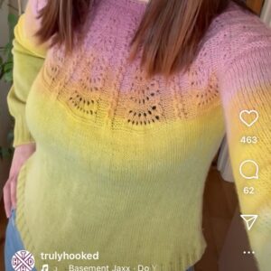 Dip-dyed jumper