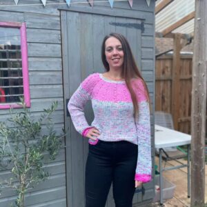 Lace and Bobbles Sweater