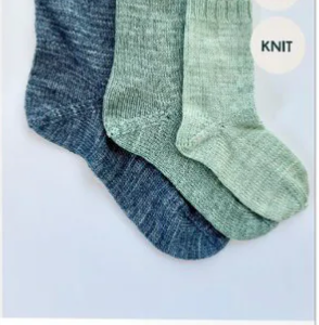 Top down socks Base Doodle pattern brochure