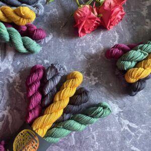 Regal DK with Nylon miniskeins