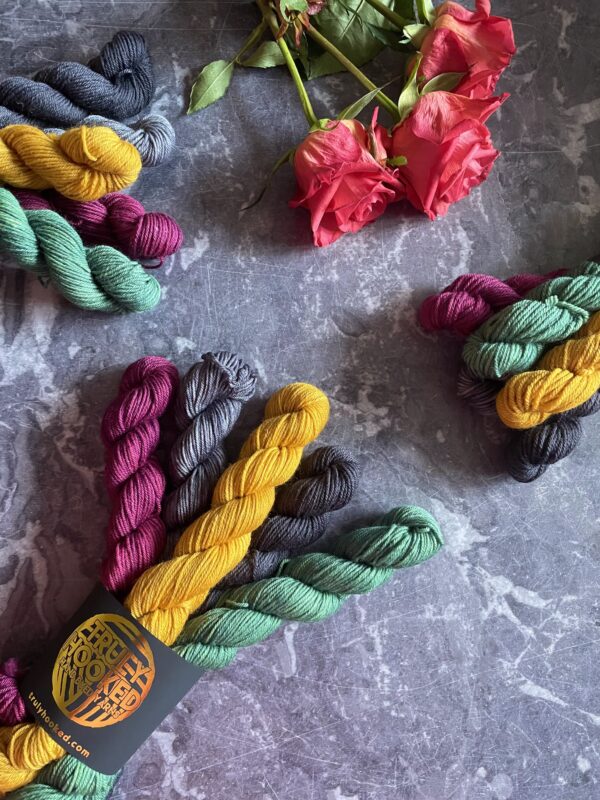 Regal DK with Nylon miniskeins