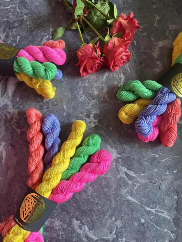 Bouquet DK with Nylon miniskeins