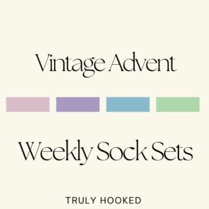 Vintage Christmas WEEKLY SOCK SETS Advent 2025