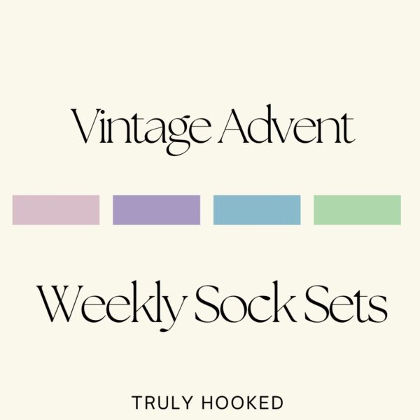 Vintage Christmas WEEKLY SOCK SETS Advent 2025
