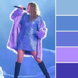 'Lavender Haze' Swifties Blanket Club JUNE colourway 1